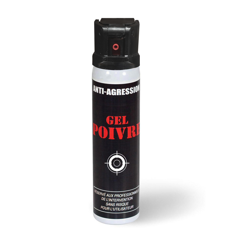 espace professionnel securite Aerosol lacrymogene anti agression gel poivre 75 ml