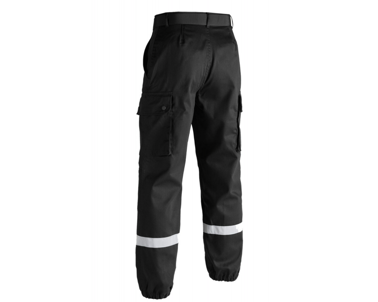 espace professionnel securite TOE DOS Pantalon F2 bandes retro reflechissantes noir 1