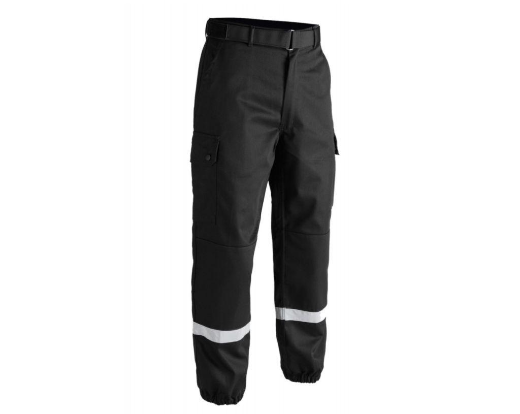 espace professionnel securite TOE Pantalon F2 bandes retro reflechissantes noir
